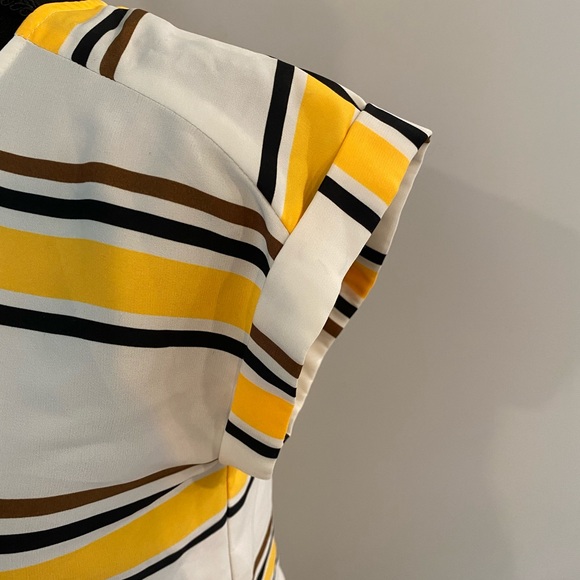 Dressy Striped Zip-Front Shirt - Picture 3 of 6